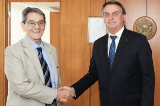 (Esq) Roberto Jefferson e Jair Bolsonaro | Foto: PTB