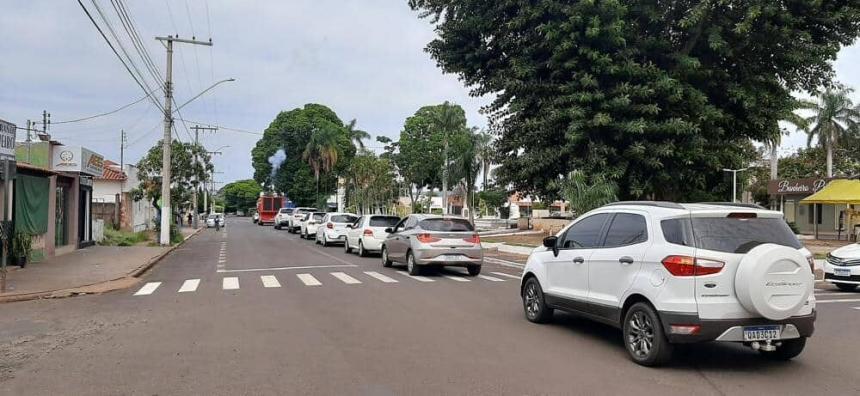 Carreata marcou o lançamento da promoção Natal Legal em Gurinhatã | Foto: Divulgação