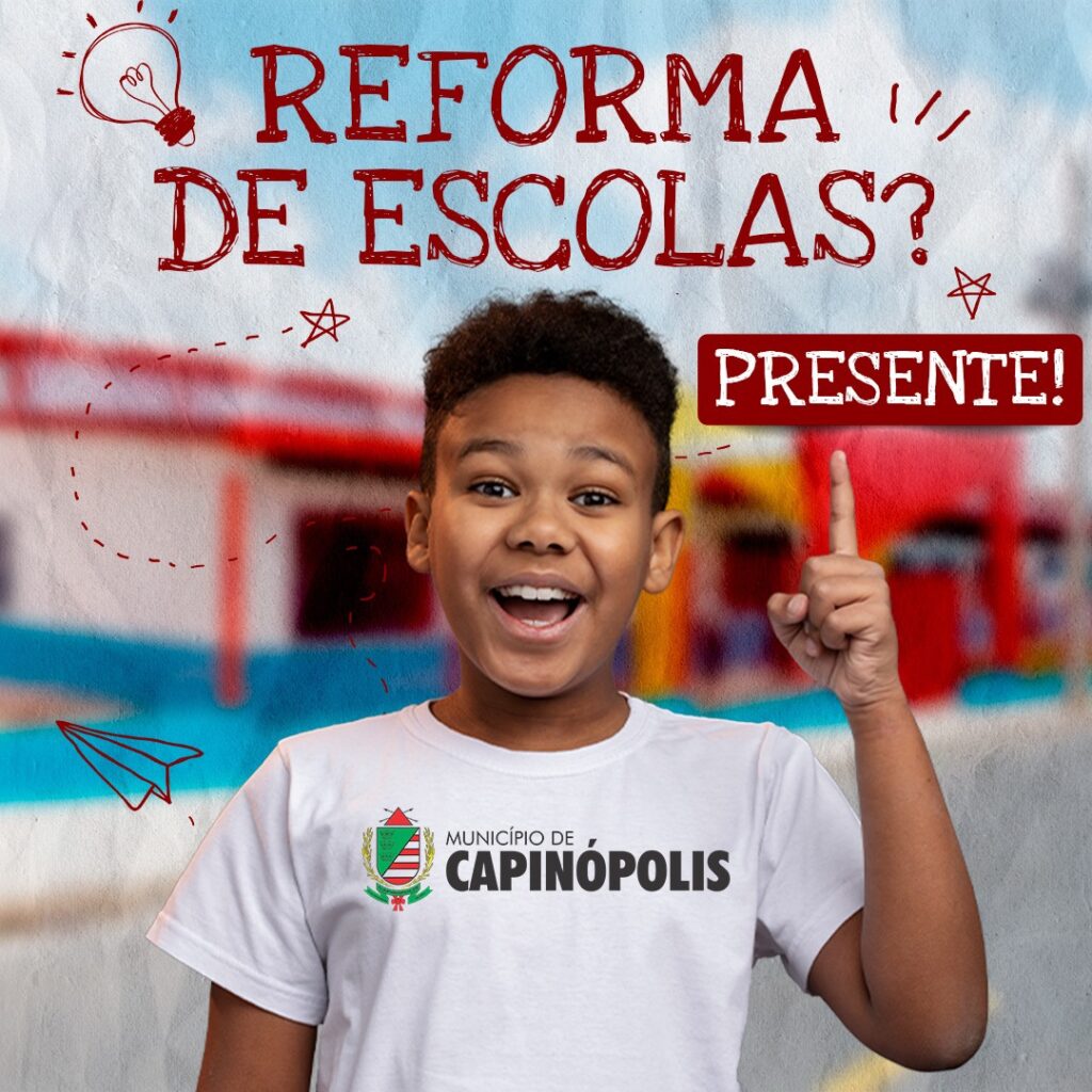 Reformas de escolas em Capinópolis