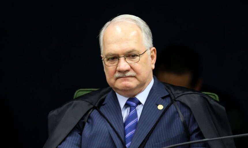 Brasília - O ministro Luiz Edson Fachin participa de sessão da segunda turma do Supremo Tribunal Federal.(Marcelo Camargo/Agência Brasil)