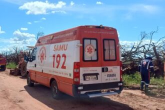 Homem se acidentou na zona rural de Ituiutaba, na altura do km 778 da Br-365