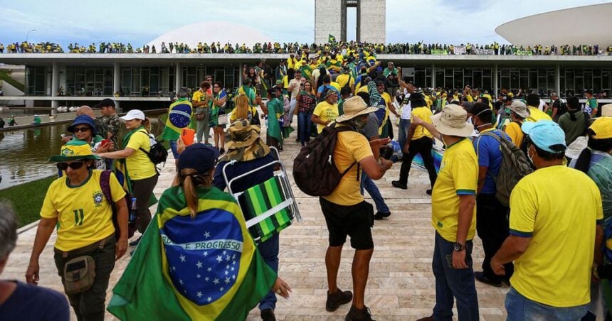 Atos terroristas causaram grande destruição aos Três Poderes em Brasília | Foto: Marcelo Camargo