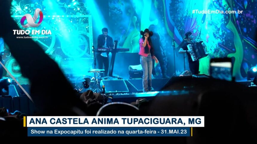 Cantora Ana Castela anima Expocapitu em Tupaciguara, MG