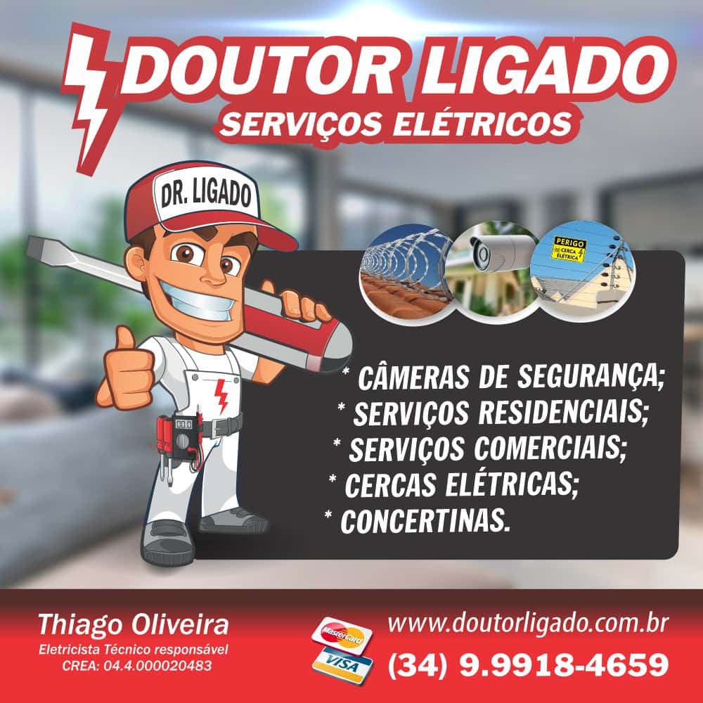 Doutor Ligado serviços elétricos em Capinópolis - eletricista