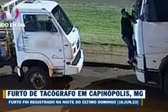 Furto de tacógrafo em Capinópolis