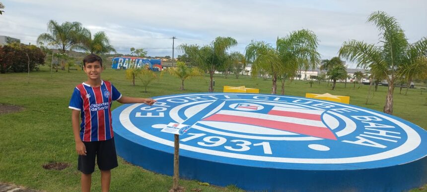 Arthur Bessa chegou ao Esporte Clube Bahia e fará seu primeiro treino na base do clube nesta terça-feira (08)