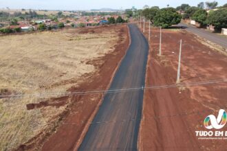 Um novo trecho da Avenida José Guimarães Filho foi aberto e asfaltado | Foto: Paulo Braga