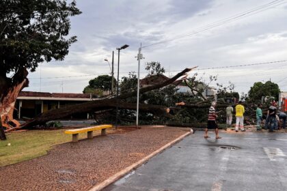 Ventos fortes causam estragos pela região do Triângulo Mineiro