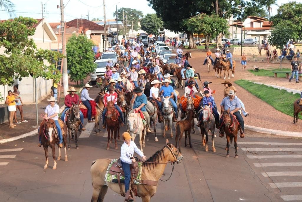 Imagem da 1ª Cavalgada do Bem — Foto: Filipe Nunes