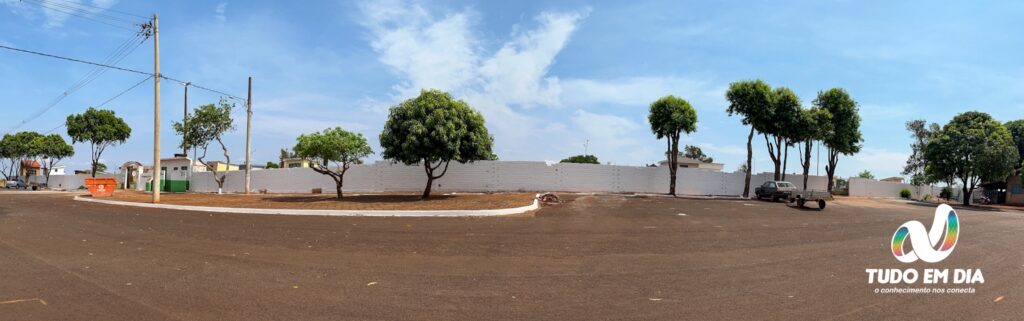 Imagem registra na área externa do interior do ‘Cemitério da Saudade’ Foto Paulo Braga