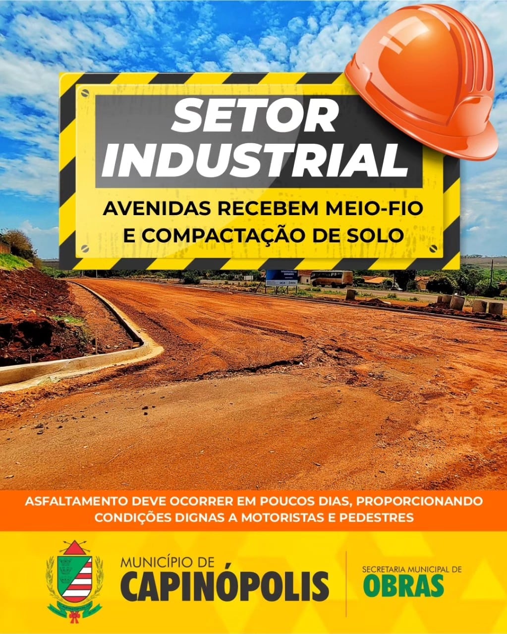 obras setor industrial capinopolis 2