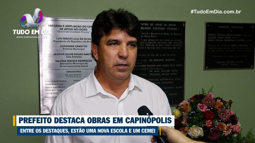 Prefeito de Capinópolis, Cleidimar Zanotto