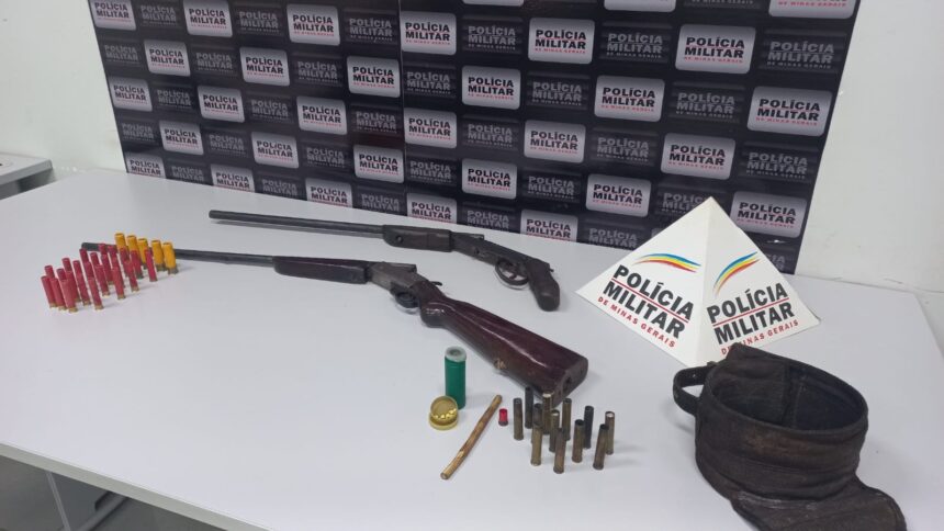 As armas foram apreendidas | Foto: PMMA