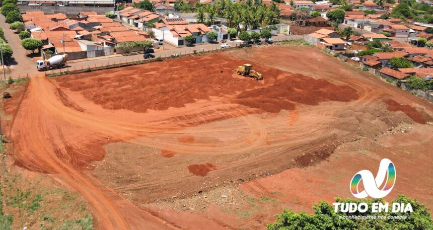 Mais de R$5 milhões serão investidos na obra, que vai atender alunos das proximidades | Foto: Paulo Braga / Tudo Em Dia Drones