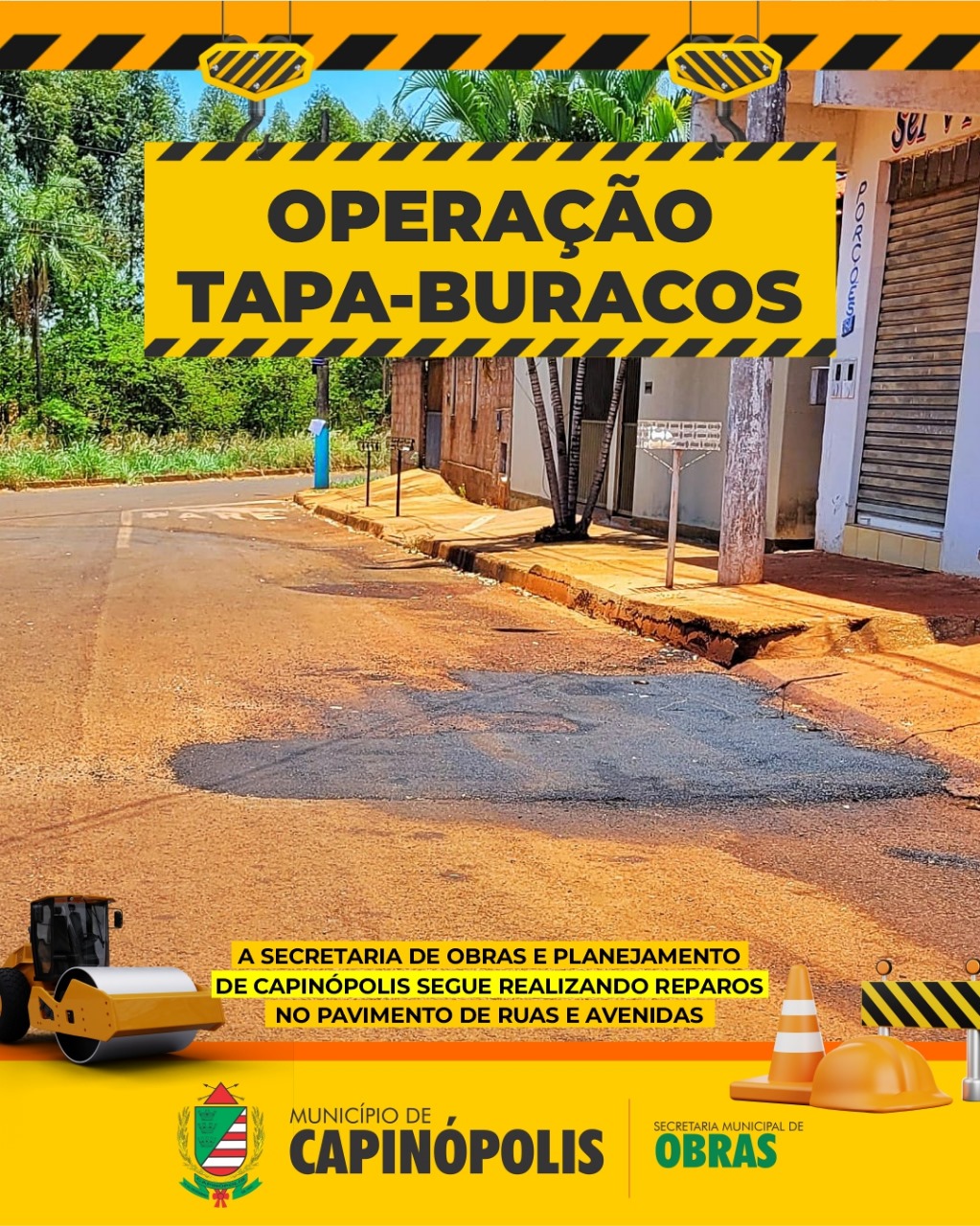 operacao tapa buraco em capino´polis 7