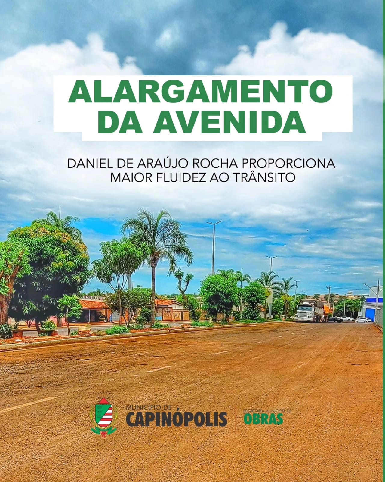 alargamento da avenida daniel rocha em capinopolis 2