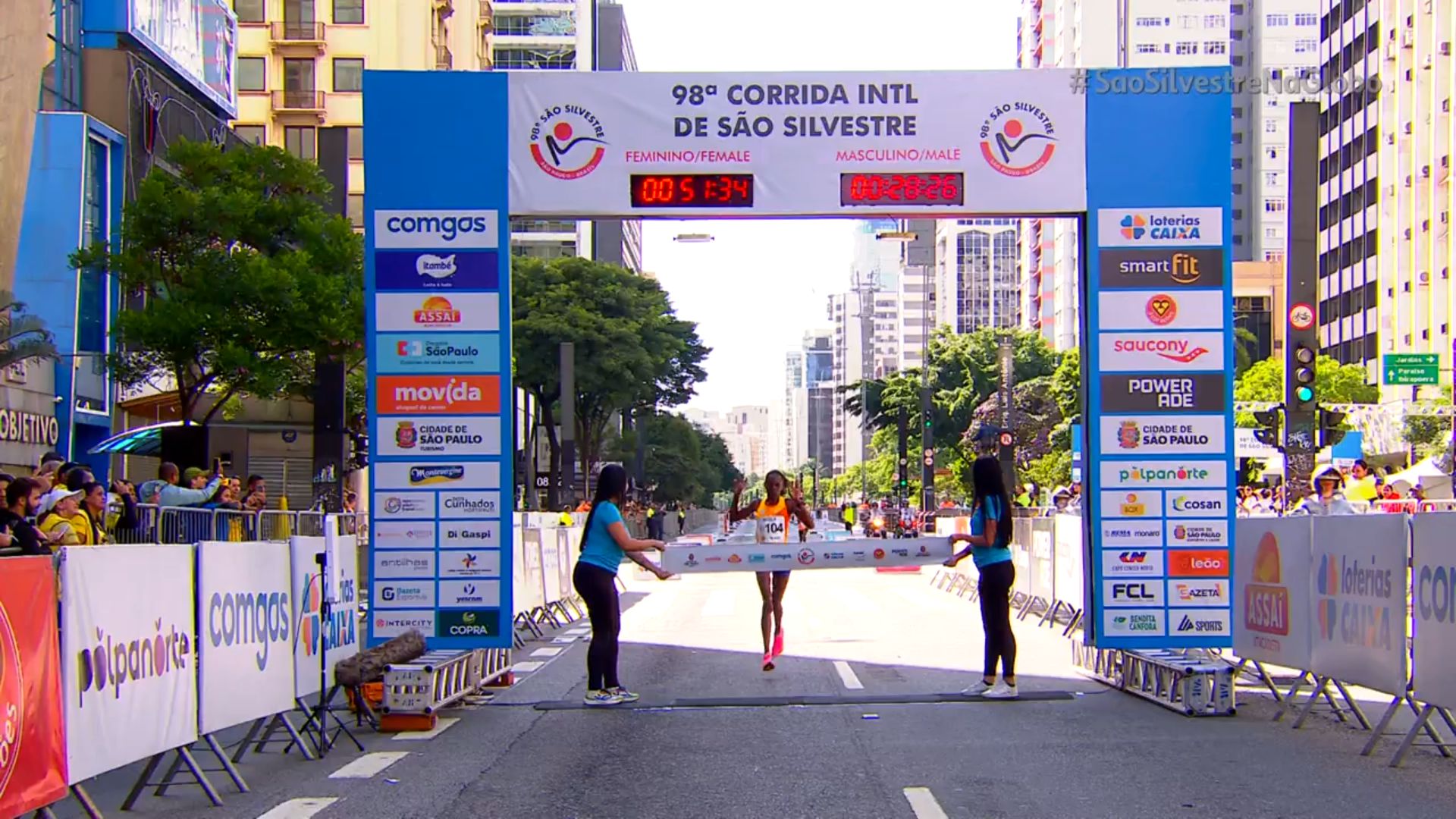 Quênia domina a São Silvestre e vence prova masculina e feminina