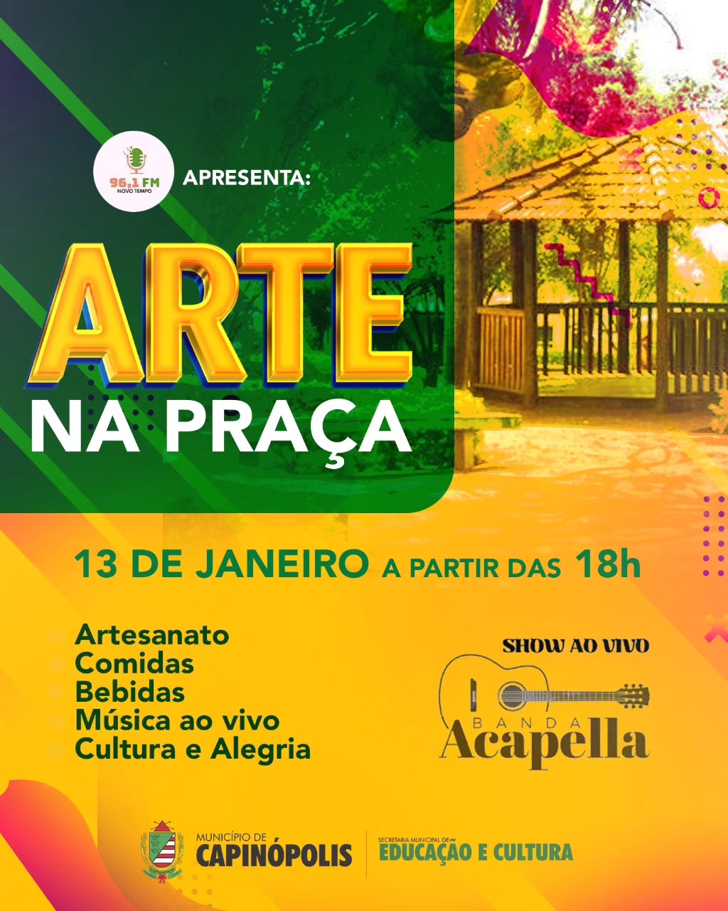 Radio Novo Tempo apresenta Feira Arte na Praca