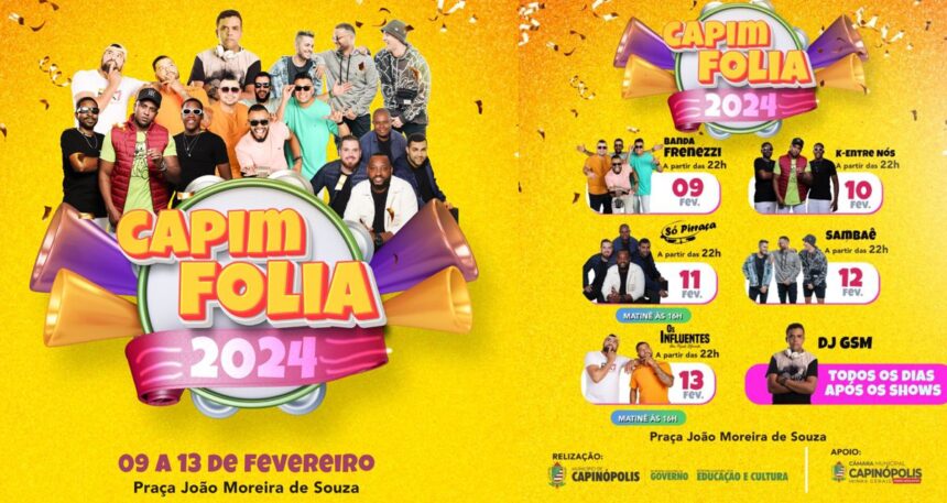 Capim Folia 2024 em Capinópolis, Minas Gerais