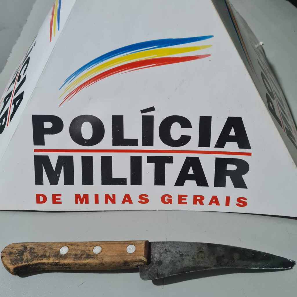 Arma apreendida na operação