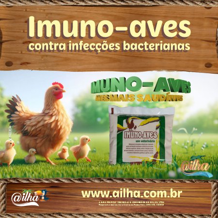 Imuno-aves para tratamento de Infecções Em Aves (400g)