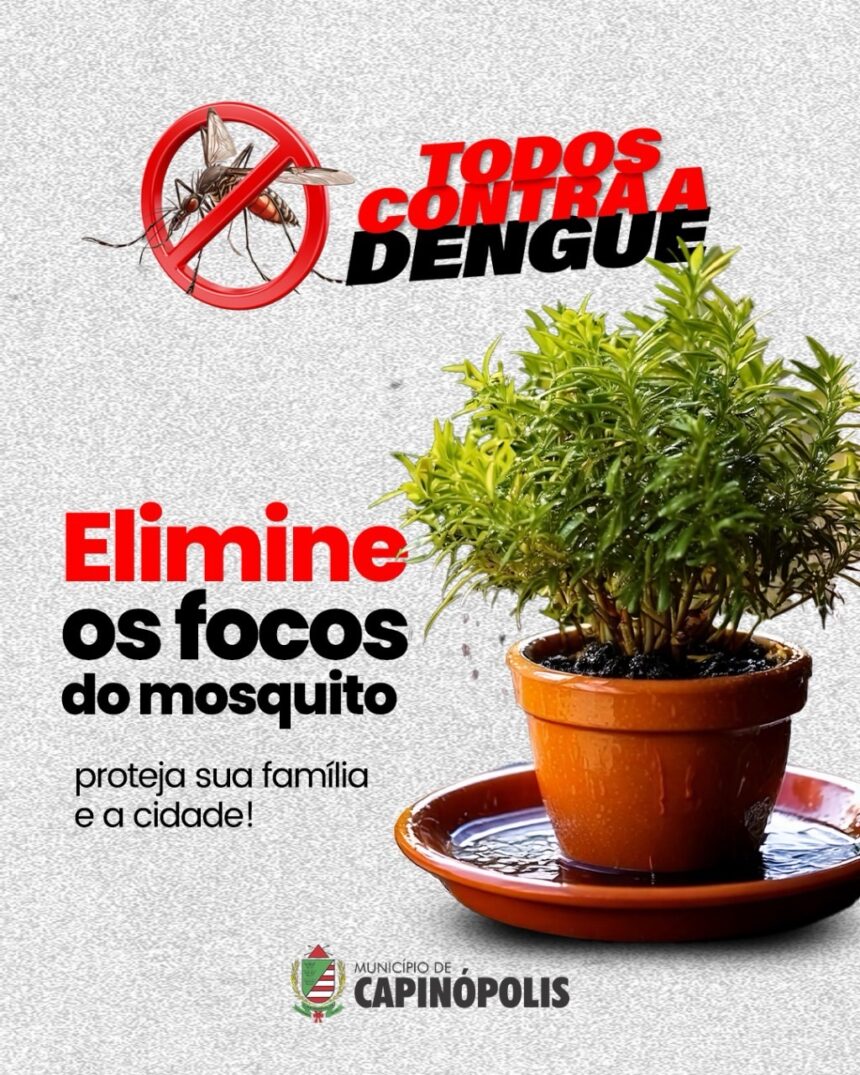 Capinópolis convoca todos para luta contra da dengue