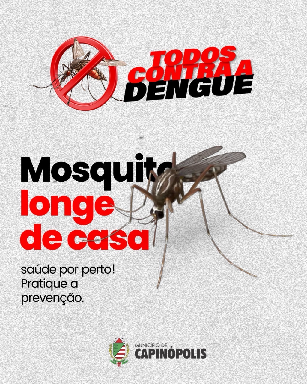 Capinópolis convoca todos para luta contra da dengue