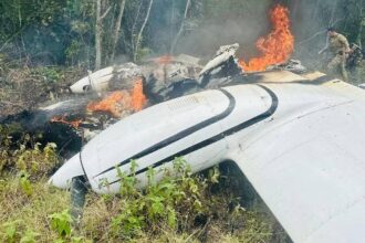 Piloto Coloca Fogo na Aeronave Após Pouso Forçado em Estrada de Terra