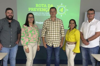 Escravidão(Esq) Renner Lima, Emília Ambrósio, Rômulo Machado, Michelle Pereira e Luiz Vital Bezerra Cavalcanti Neto | Foto: Divulgação