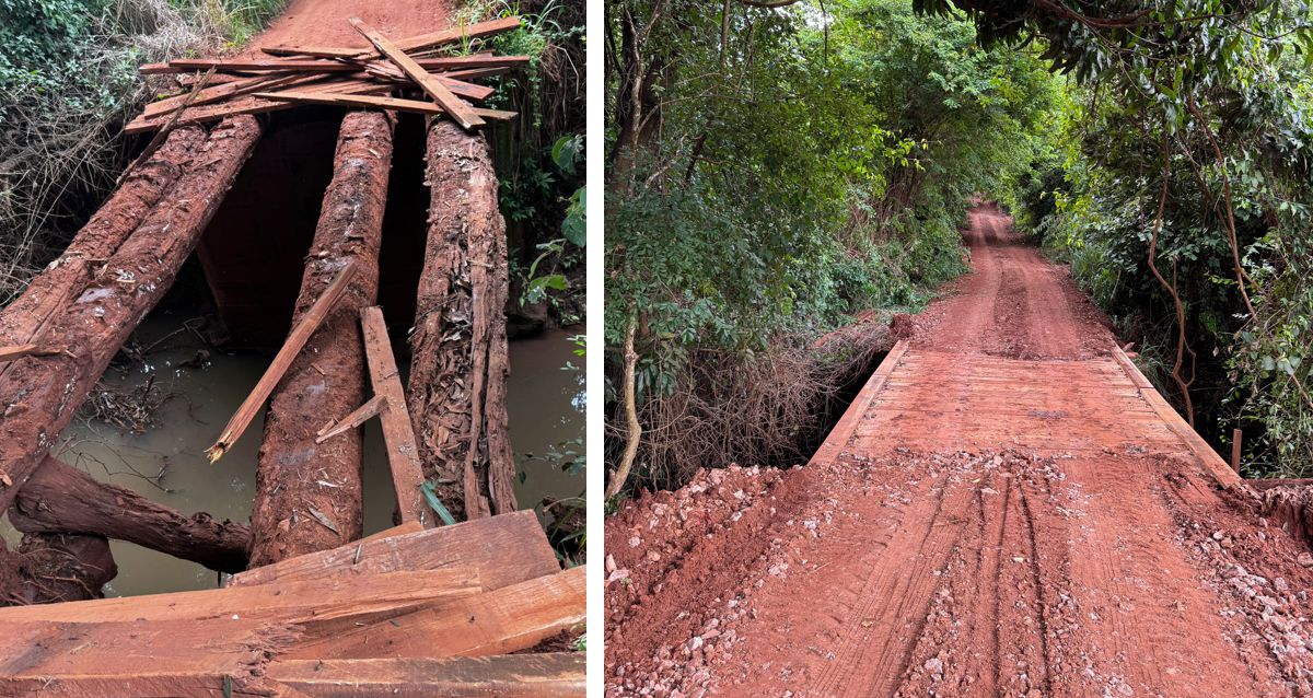 Prefeitura de Ituiutaba entrega nova ponte sobre o Córrego do Carmo